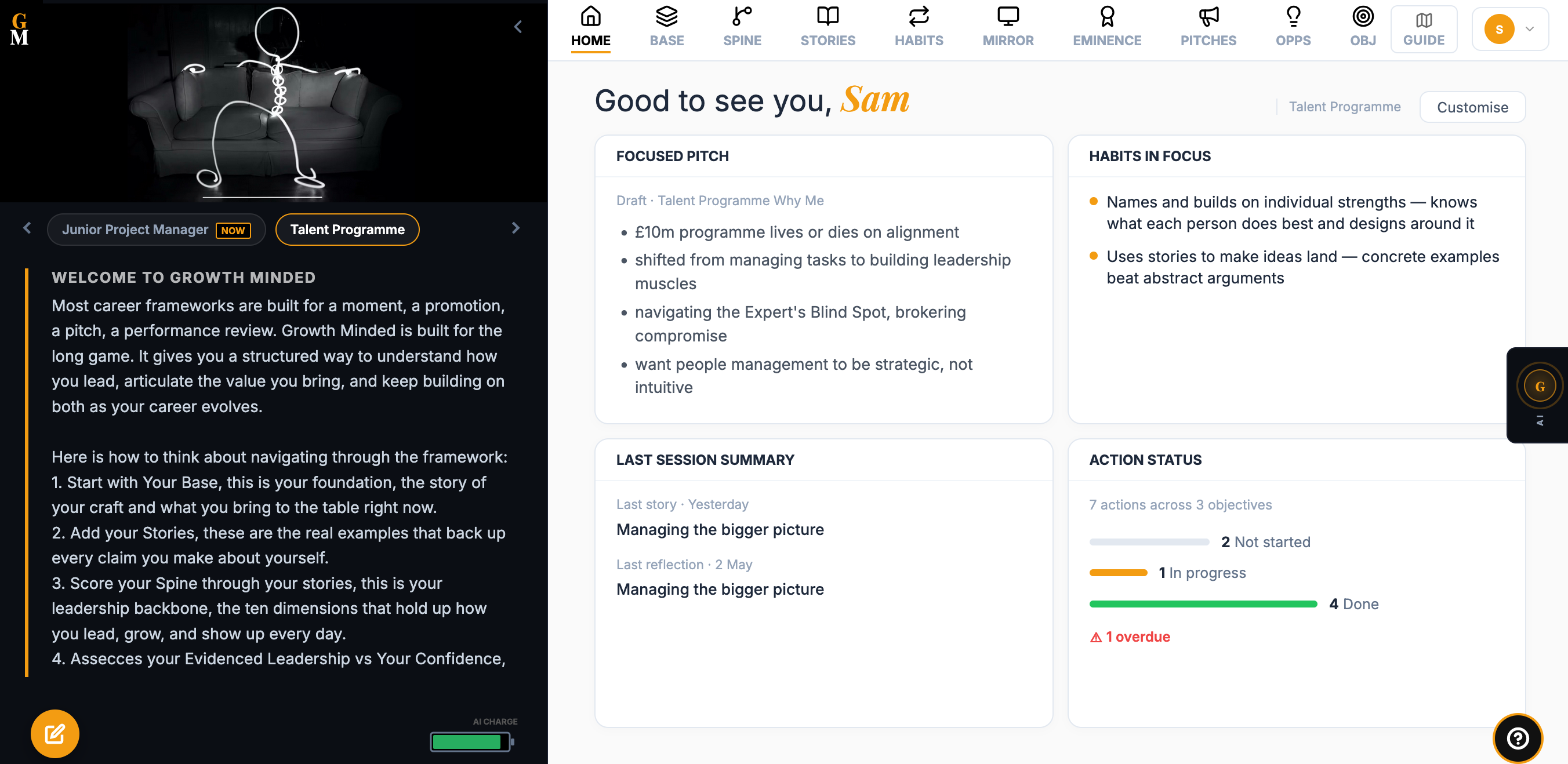 Leadership & Career Framework app screenshot
